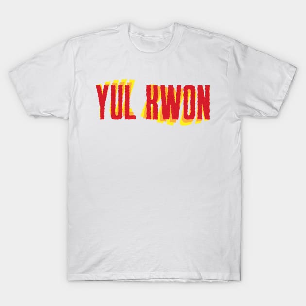 Yul Kwon T-Shirt by Sthickers